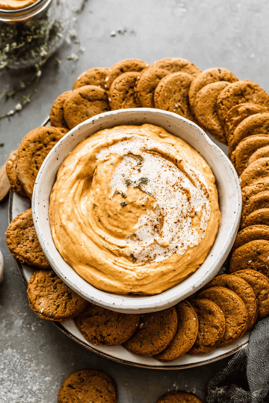 5-Minute 4-Ingredient Pumpkin Dip
