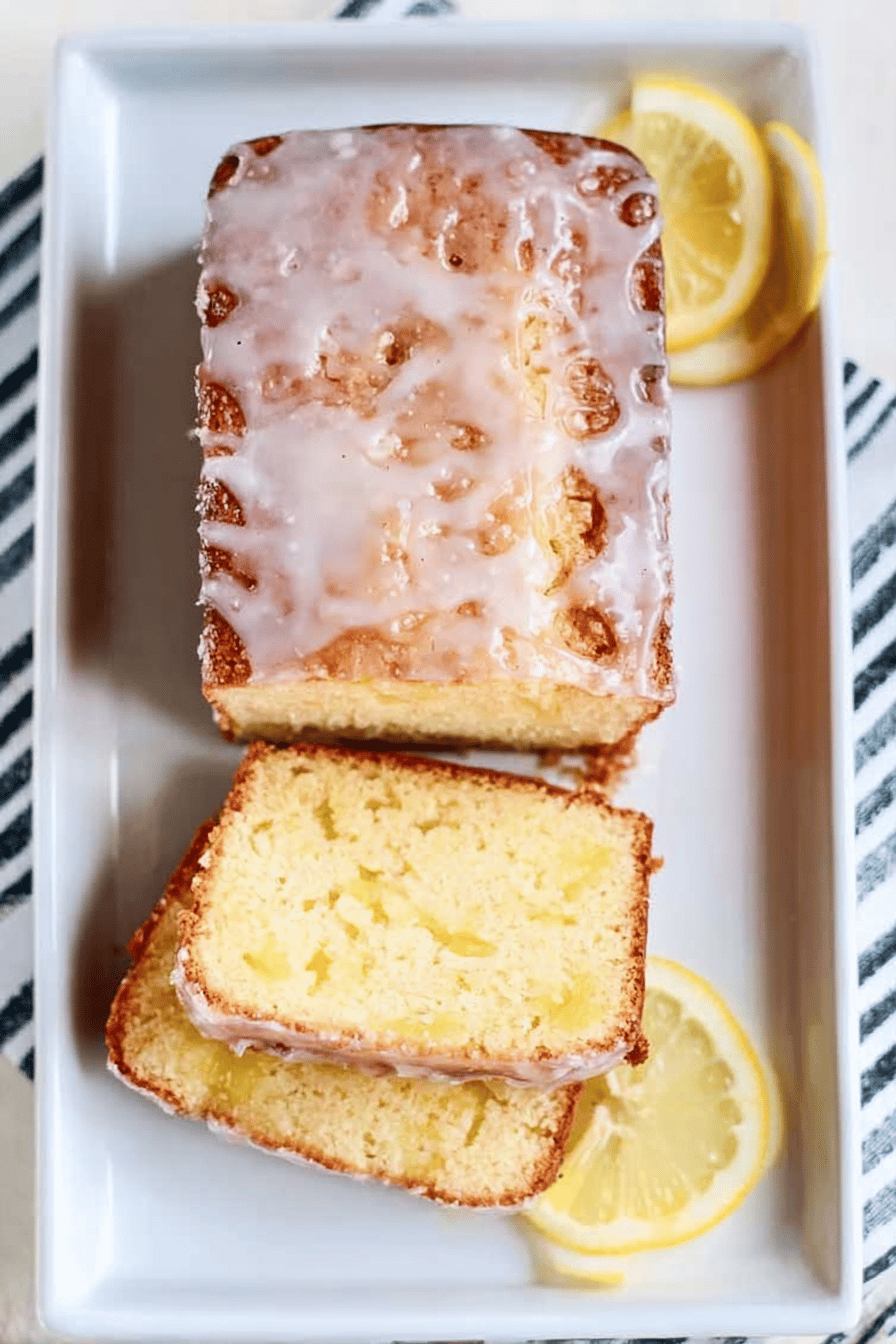 Bright Lemon Curd Loaf Cake Delight
