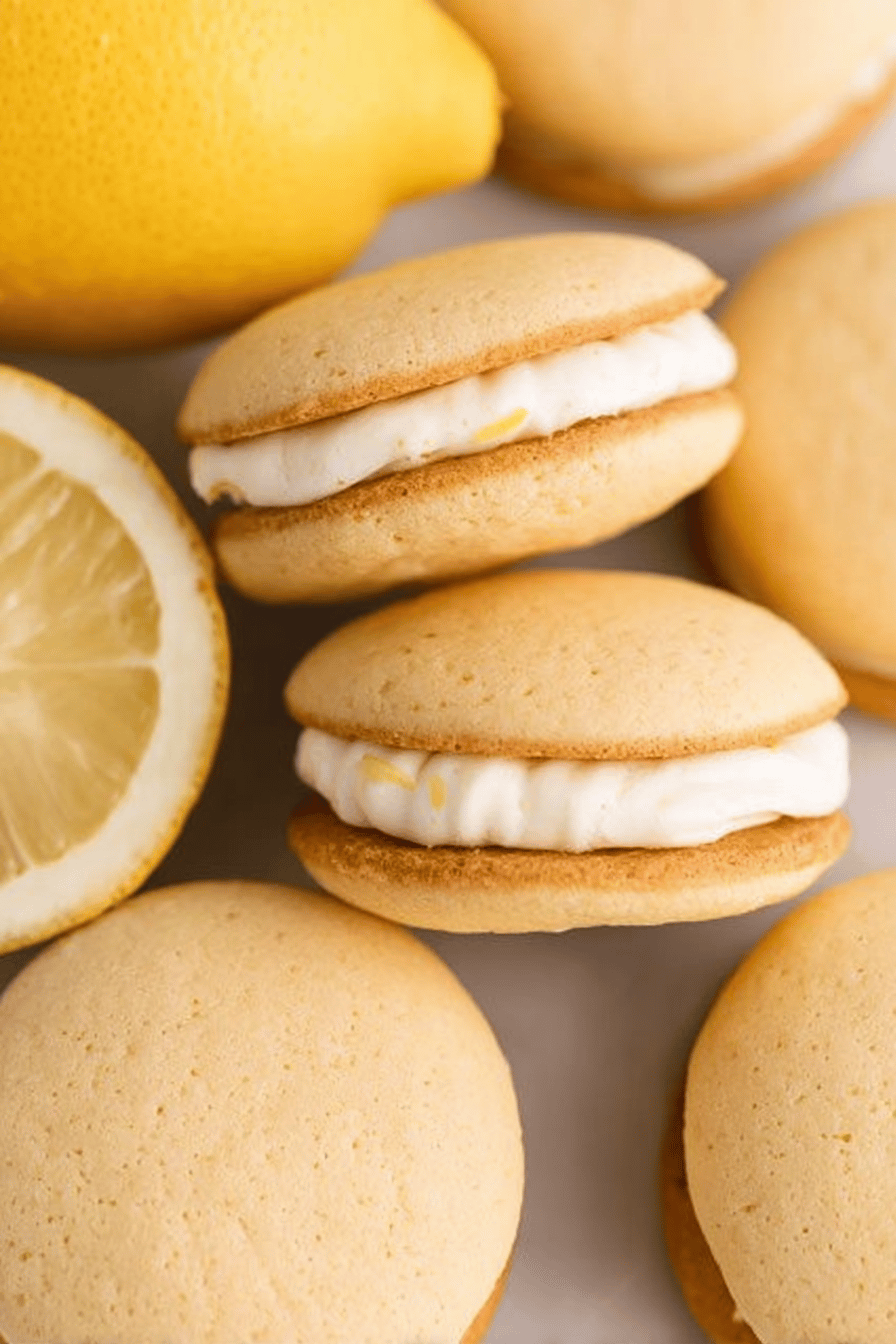 Bright Lemon Whoopie Pie Delights