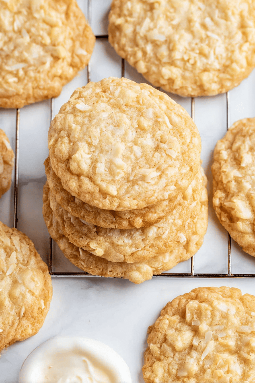 Chewy Buttery Coconut Cookies for Sweet Cravings
