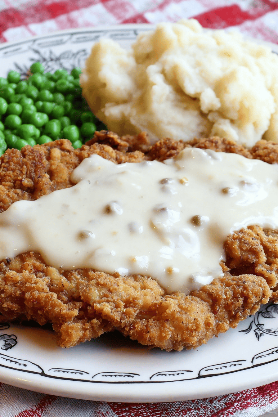 Classic Southern Chicken Fried Steak with Creamy Gravy