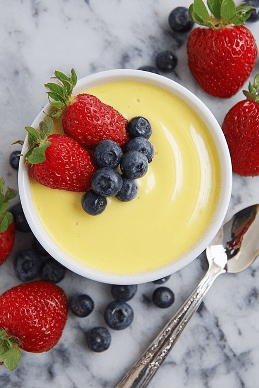Classic Vanilla Custard for Dessert Delights
