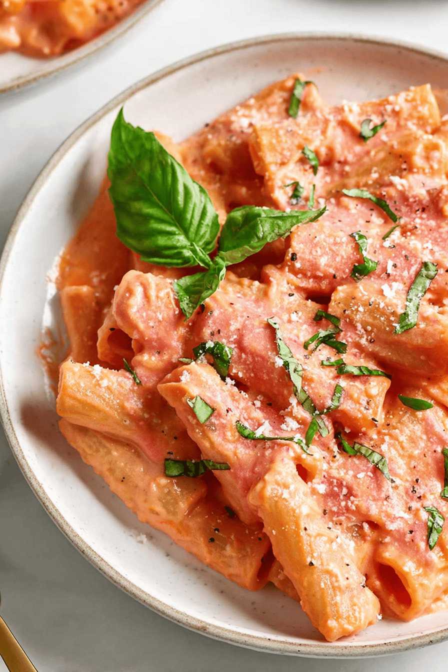 Creamy 30-Minute Pink Sauce Pasta from Scratch