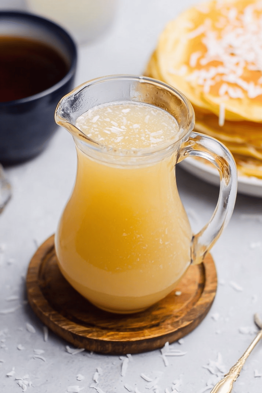 Creamy Coconut Butter Syrup Delight