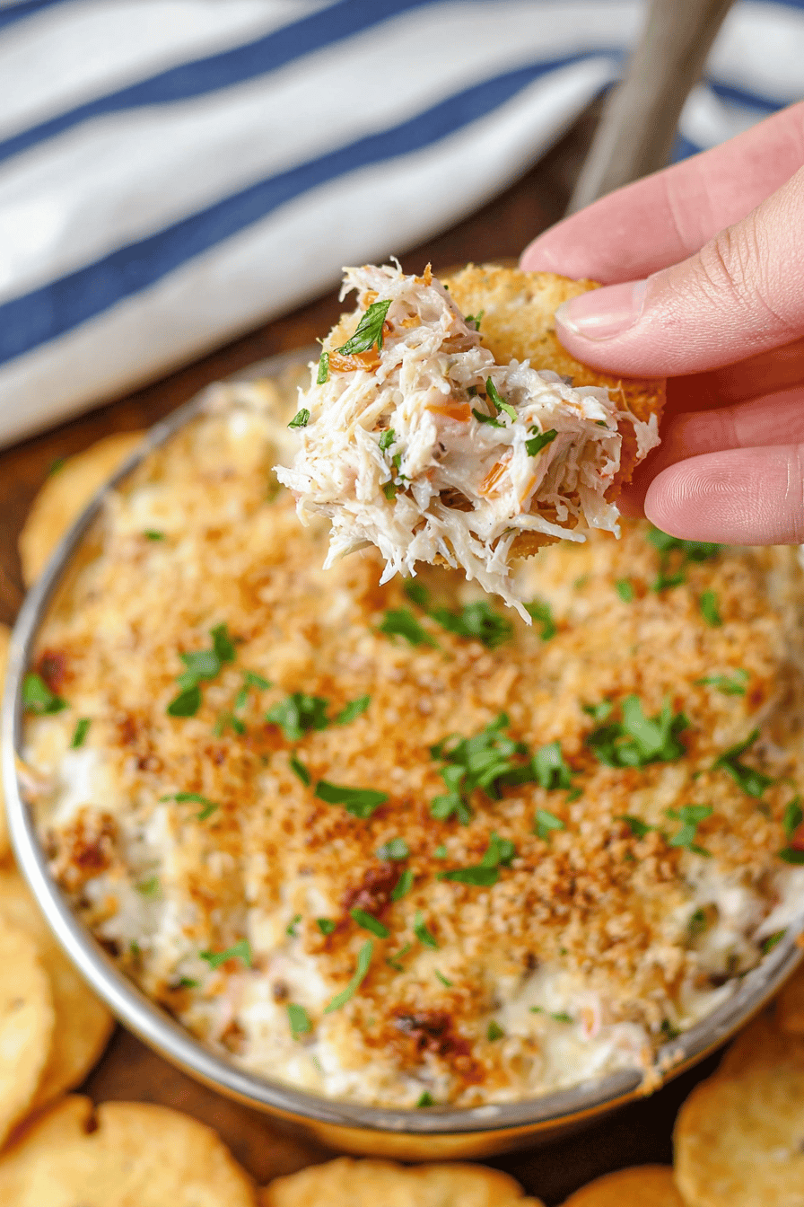 Creamy Crab Rangoon Dip Delight