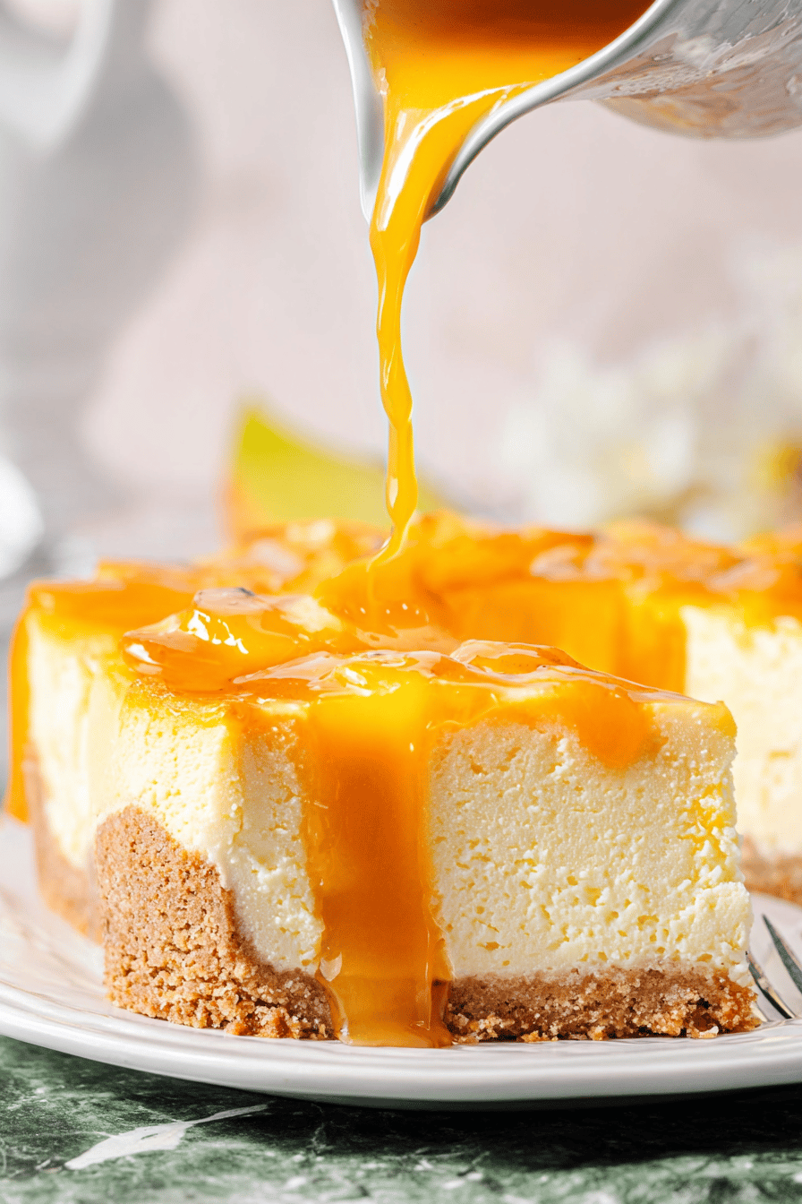 Creamy Peach Cheesecake Delight