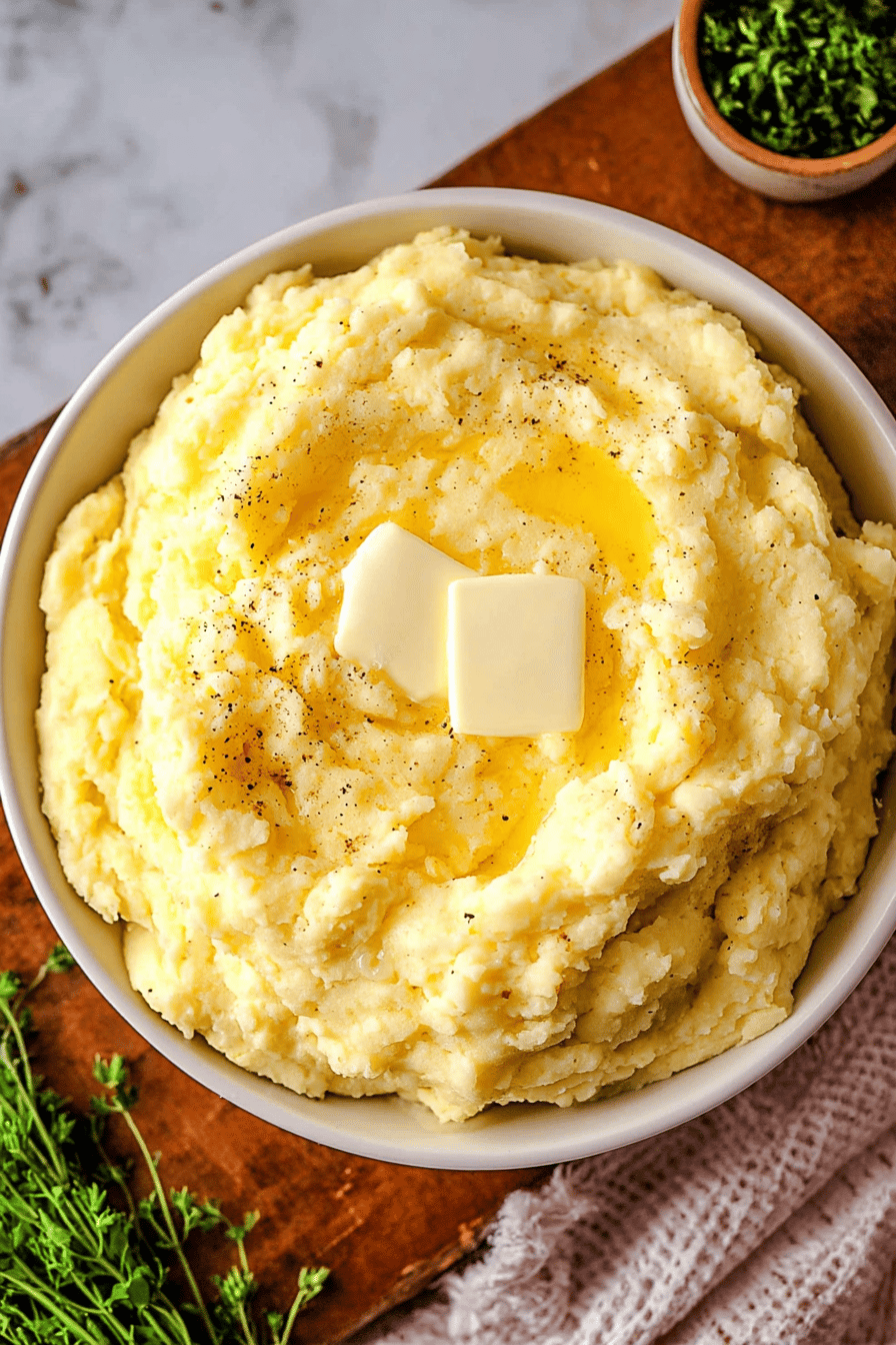 Creamy Yukon Gold Mashed Potatoes Delight