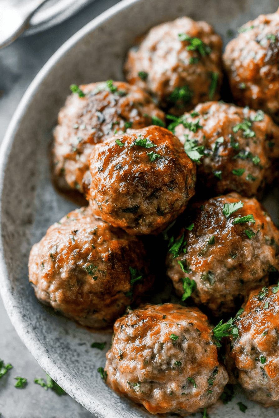 Crispy Air Fryer Meatballs in Minutes