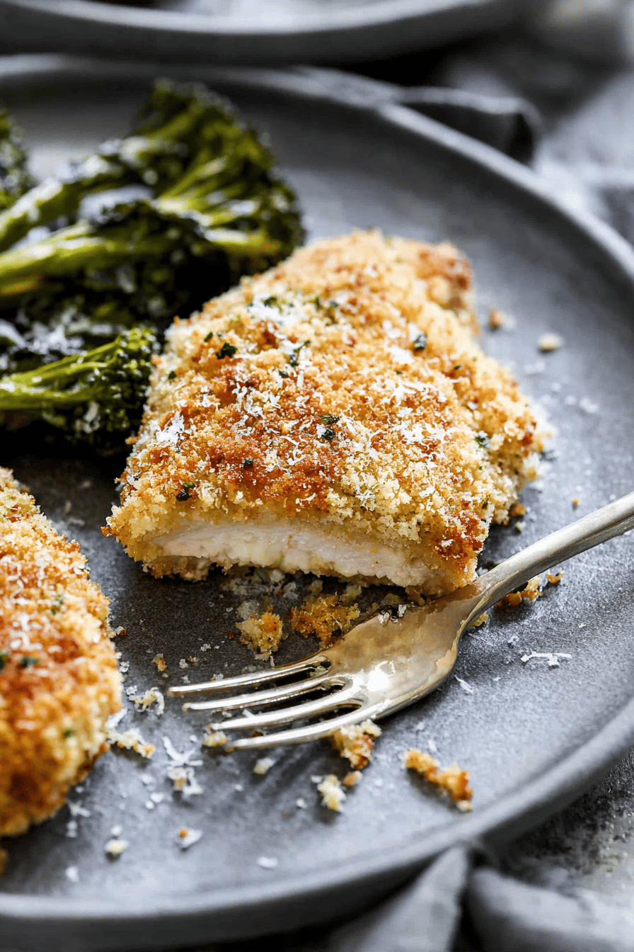 Crispy Baked Parmesan Chicken Delight