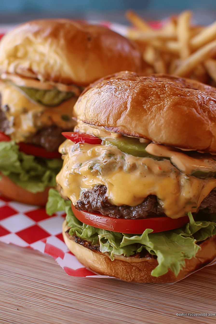 Crispy Juicy Smash Burgers with Secret Sauce