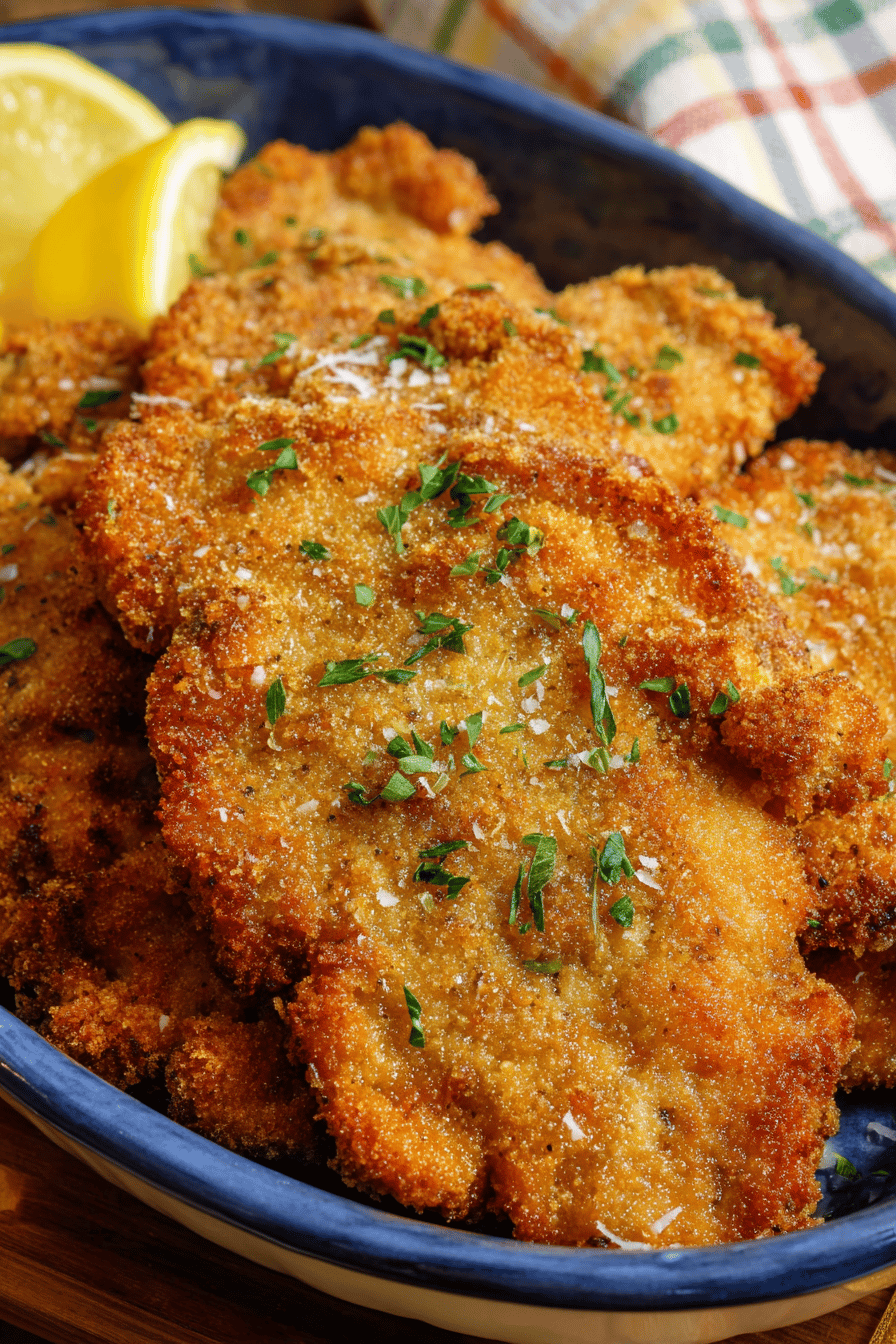 Crispy Pork Schnitzel Comfort Dinner