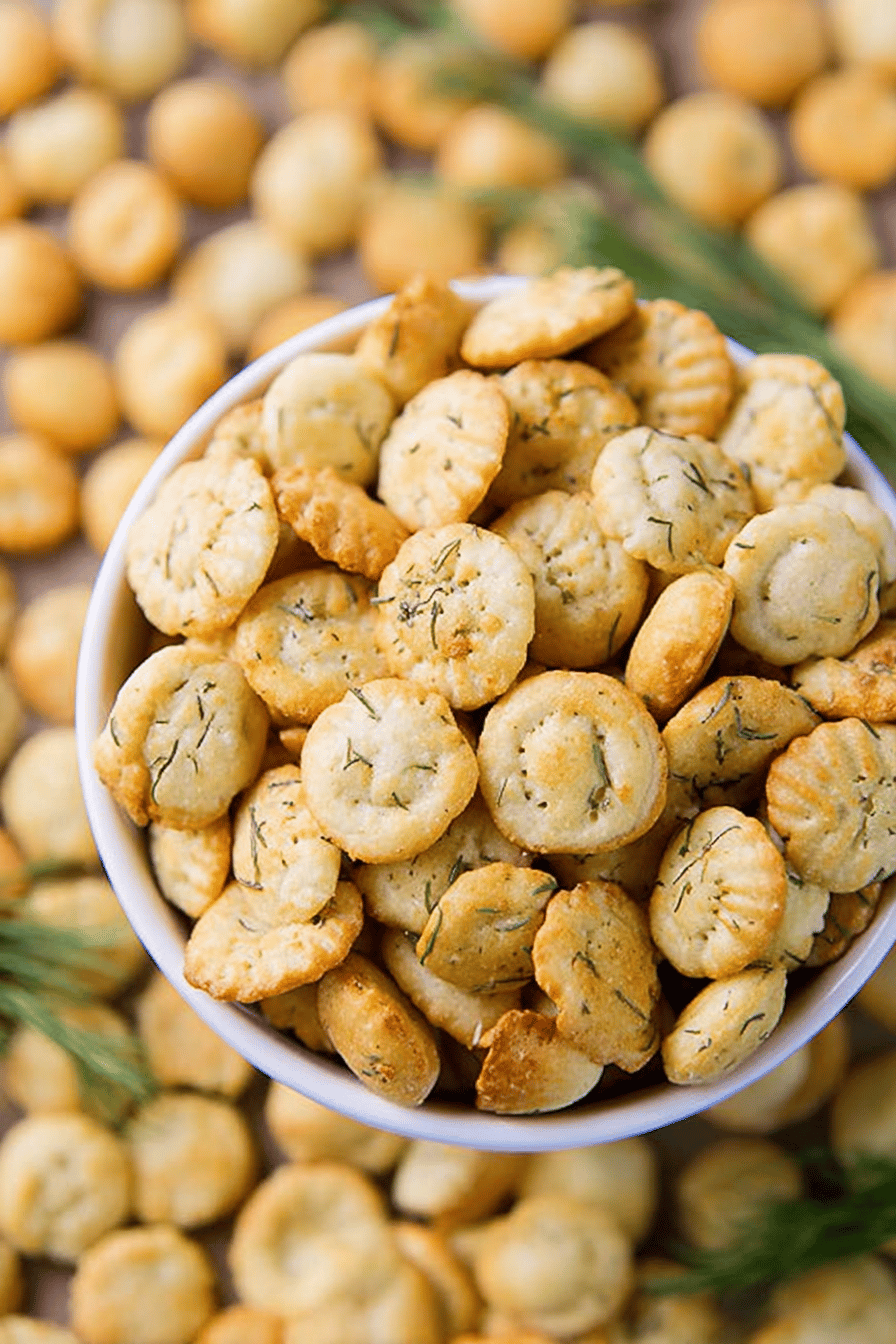 Dill Oyster Crackers: Versatile Snack and Topping
