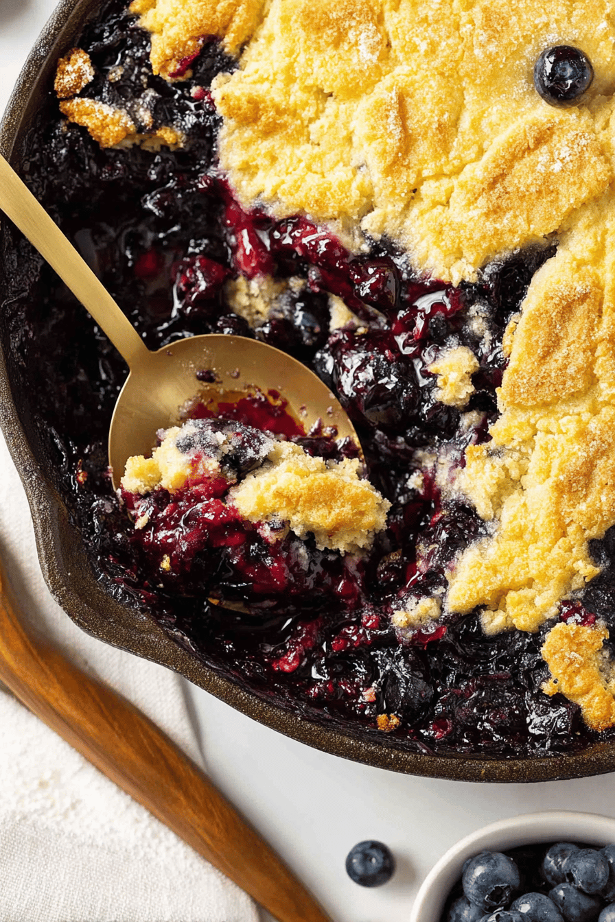 Easy Blueberry Dump Cake Delight