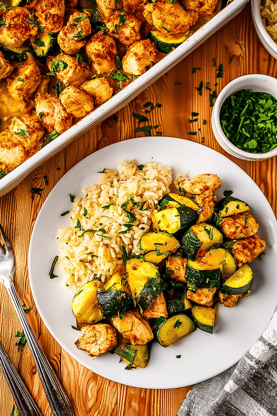 Easy Chicken Zucchini Bake One-Dish Wonder