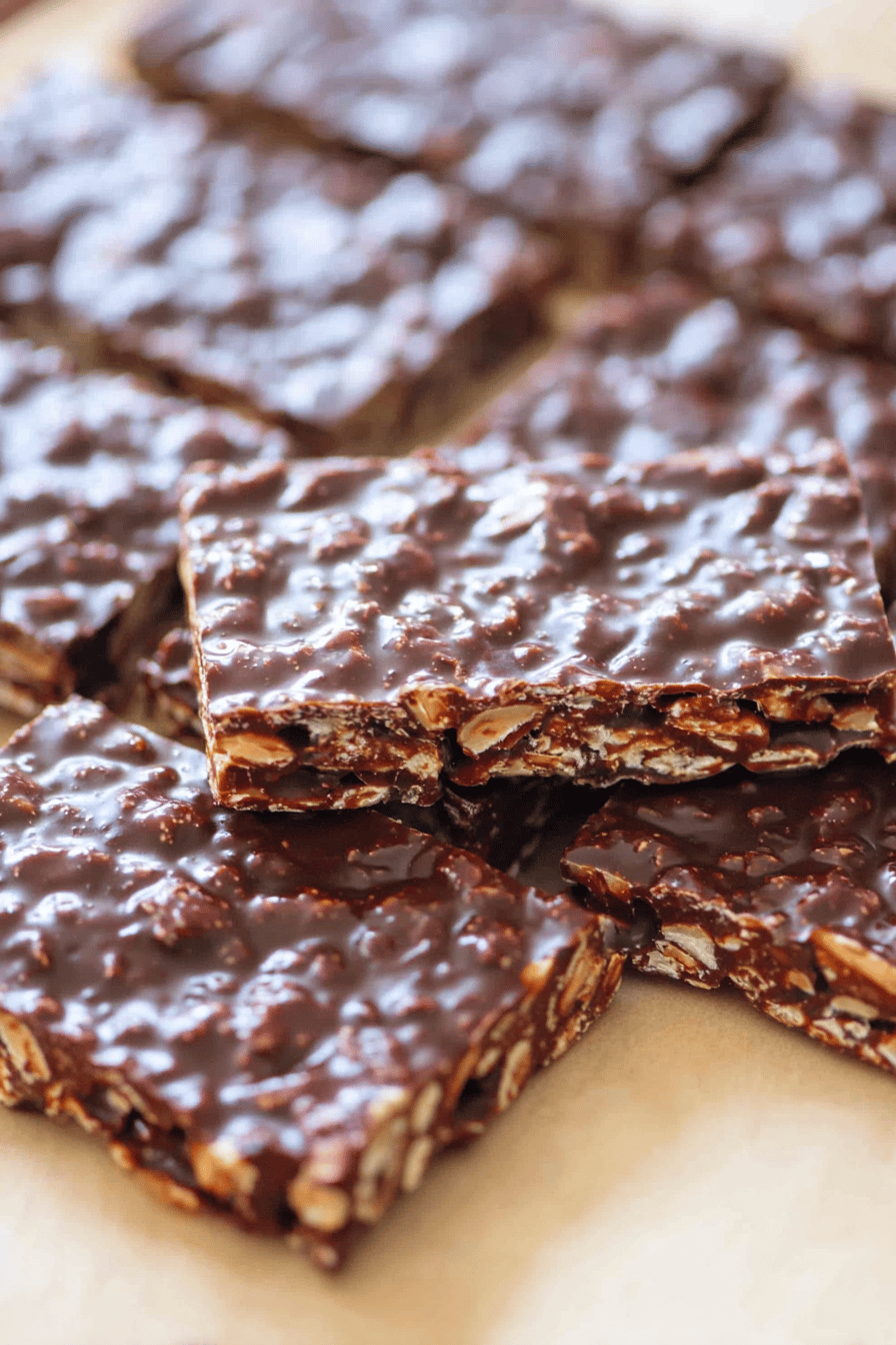Easy Homemade Crunch Bars Recipe