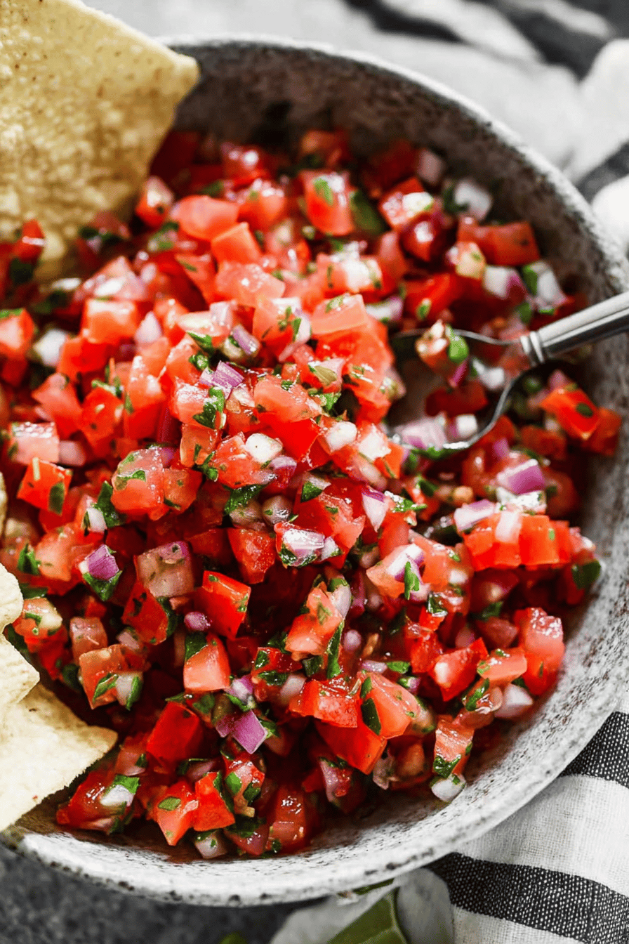 Fresh Pico de Gallo in 10 Minutes