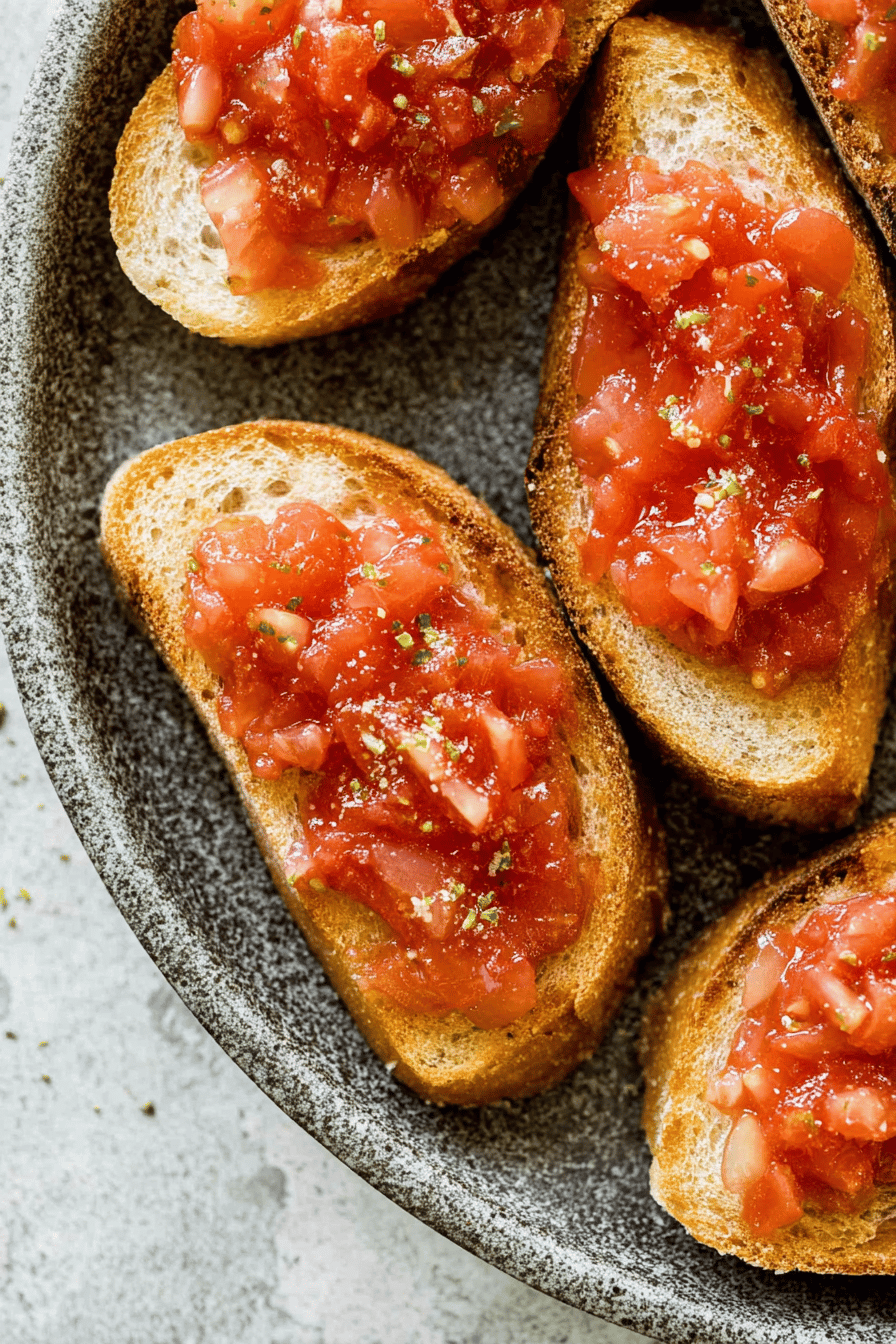 Garlic Tomato Toast: Spain’s Favorite Breakfast
