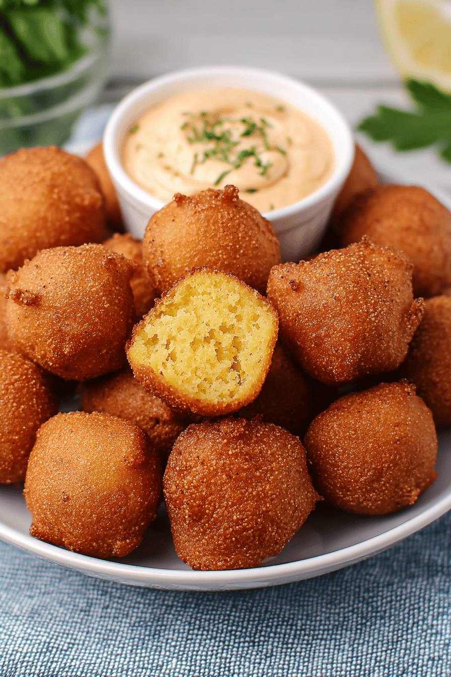 Golden Crispy Buttermilk Hush Puppies Recipe