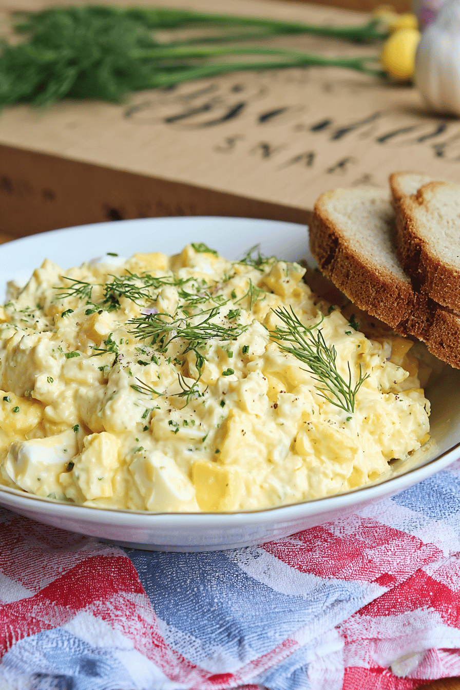 Grandma Barb’s Perfectly Chunky Egg Salad Sandwich