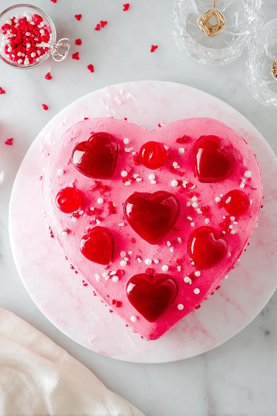 Heart-Shaped Cake Hack Without Special Pans