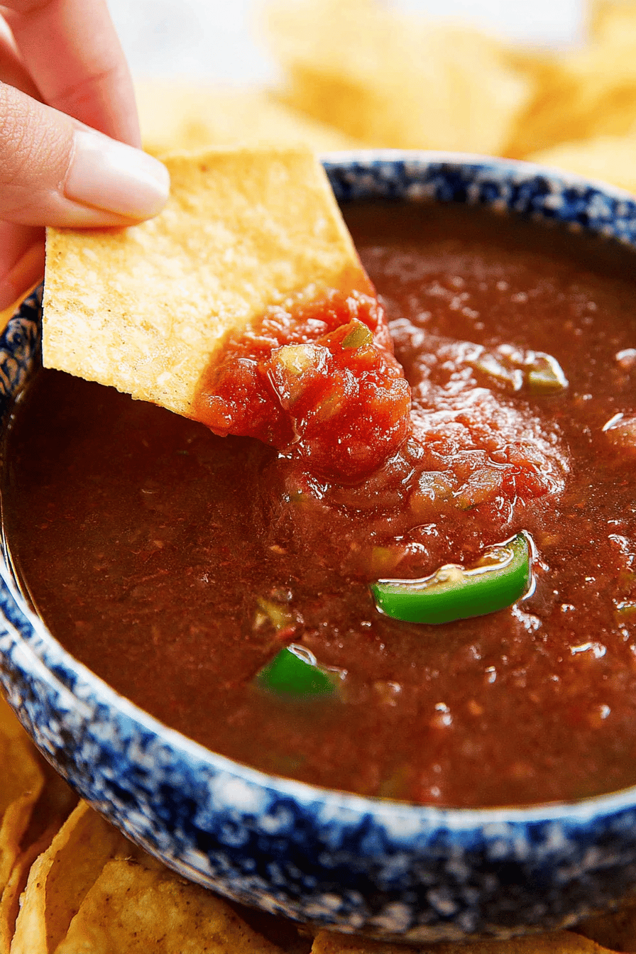 Homemade Chili’s Copycat Salsa Recipe