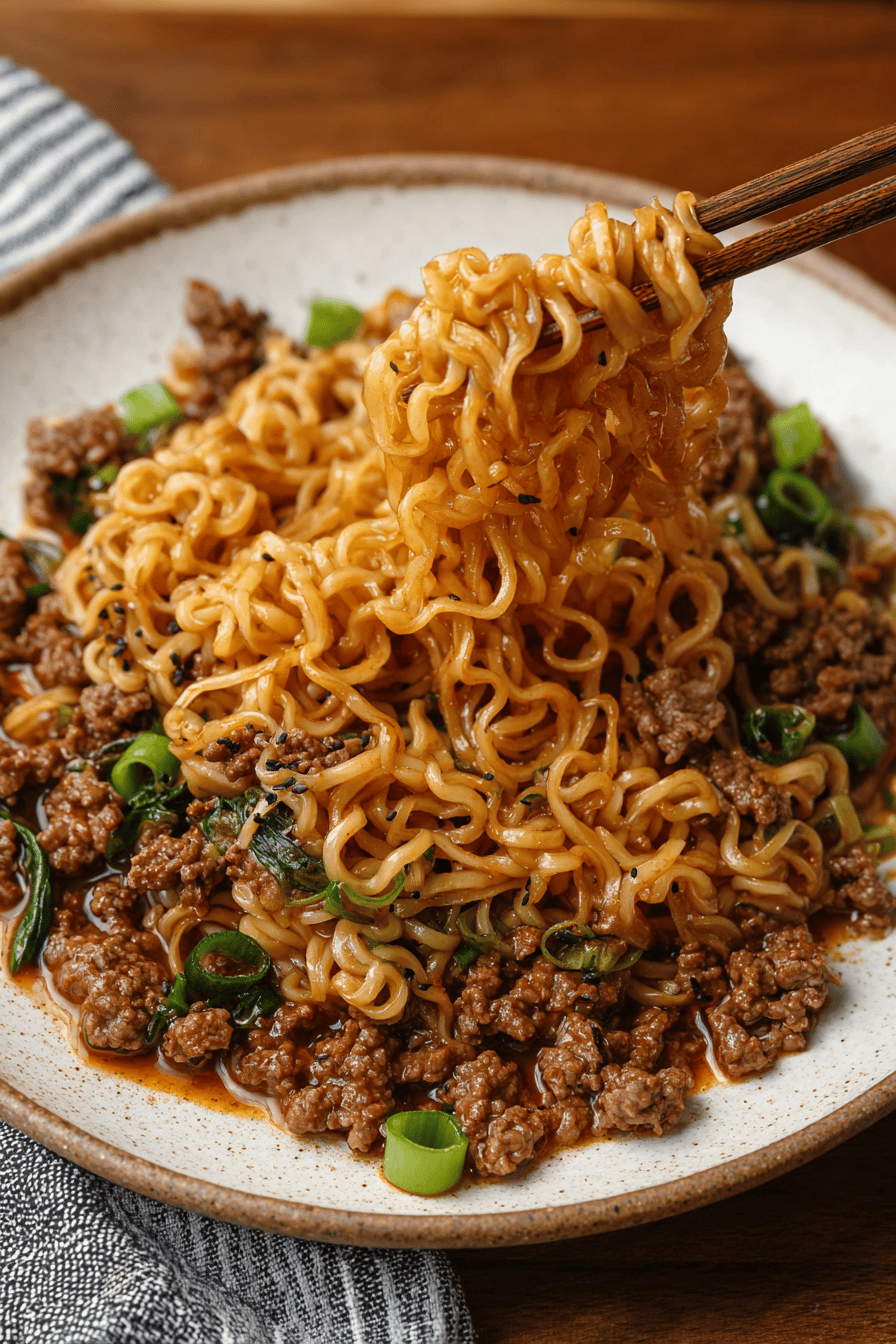Korean Beef Noodle Umami One-Pot Delight