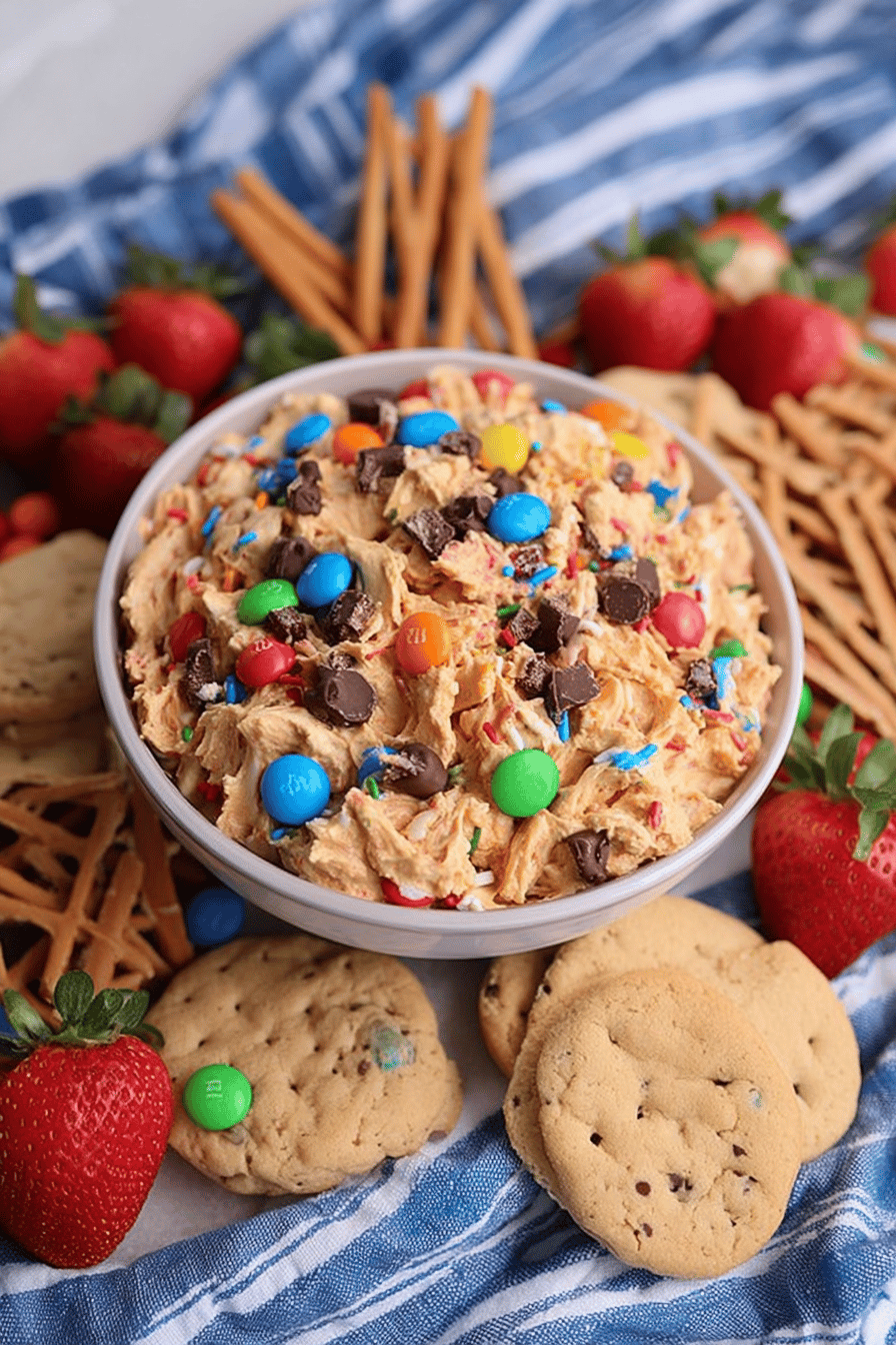 Monster Cookie Dip Recipe No-Bake Fun