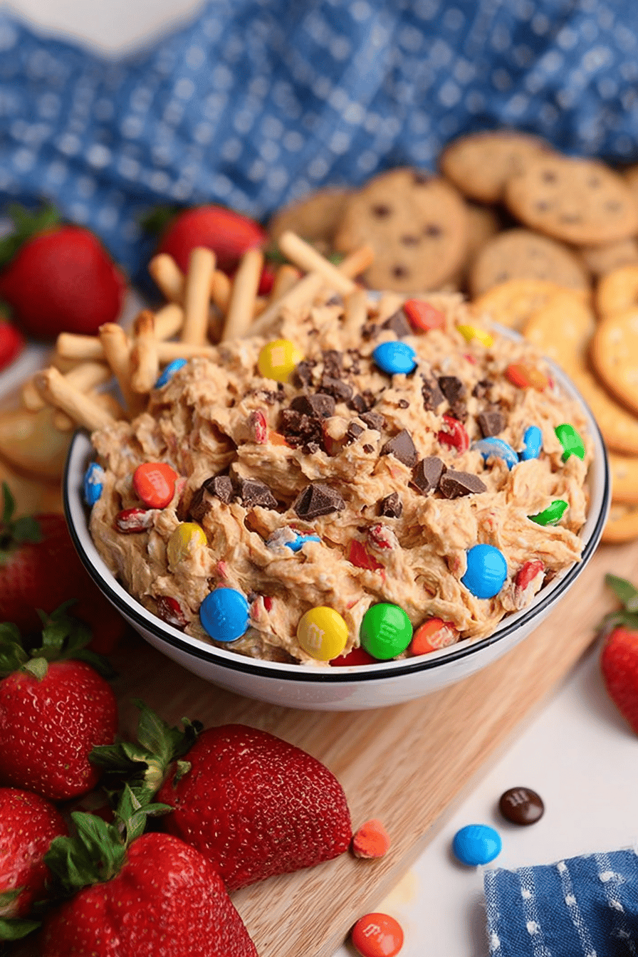 No-Bake Monster Cookie Dip Delight