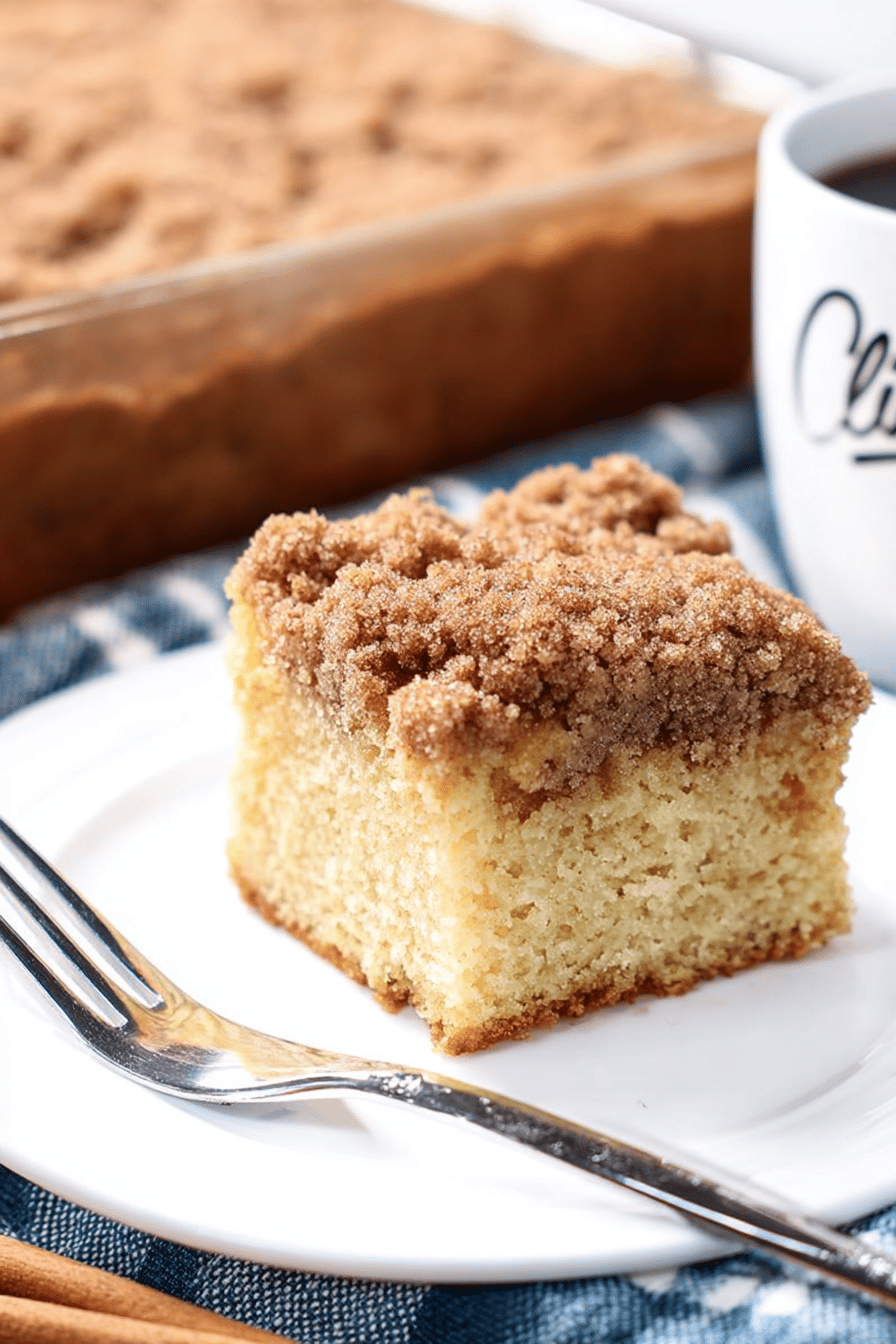 Perfect Classic Coffee Cake with Cinnamon Streusel