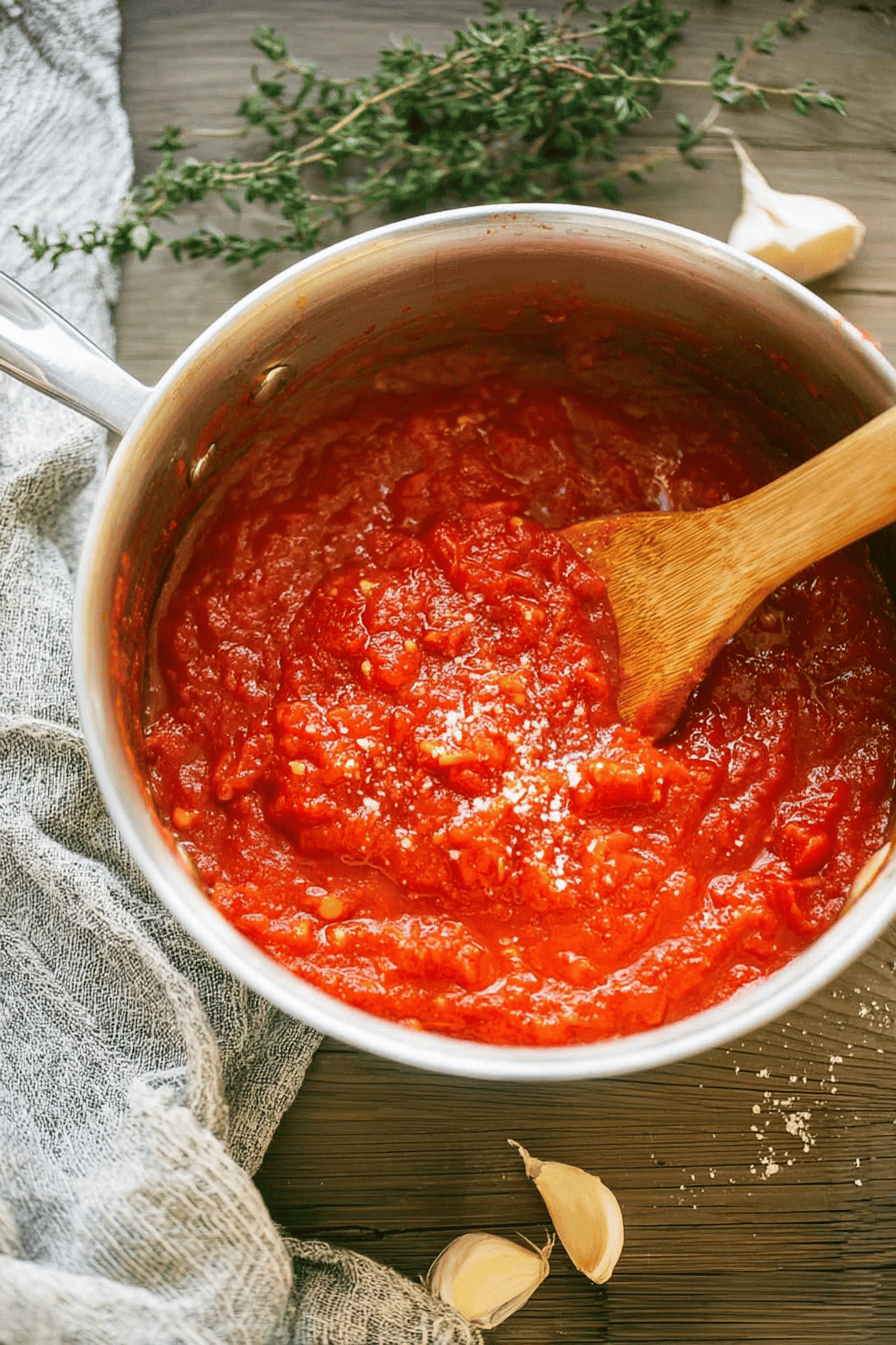 Quick 6-Ingredient Marinara Sauce Recipe