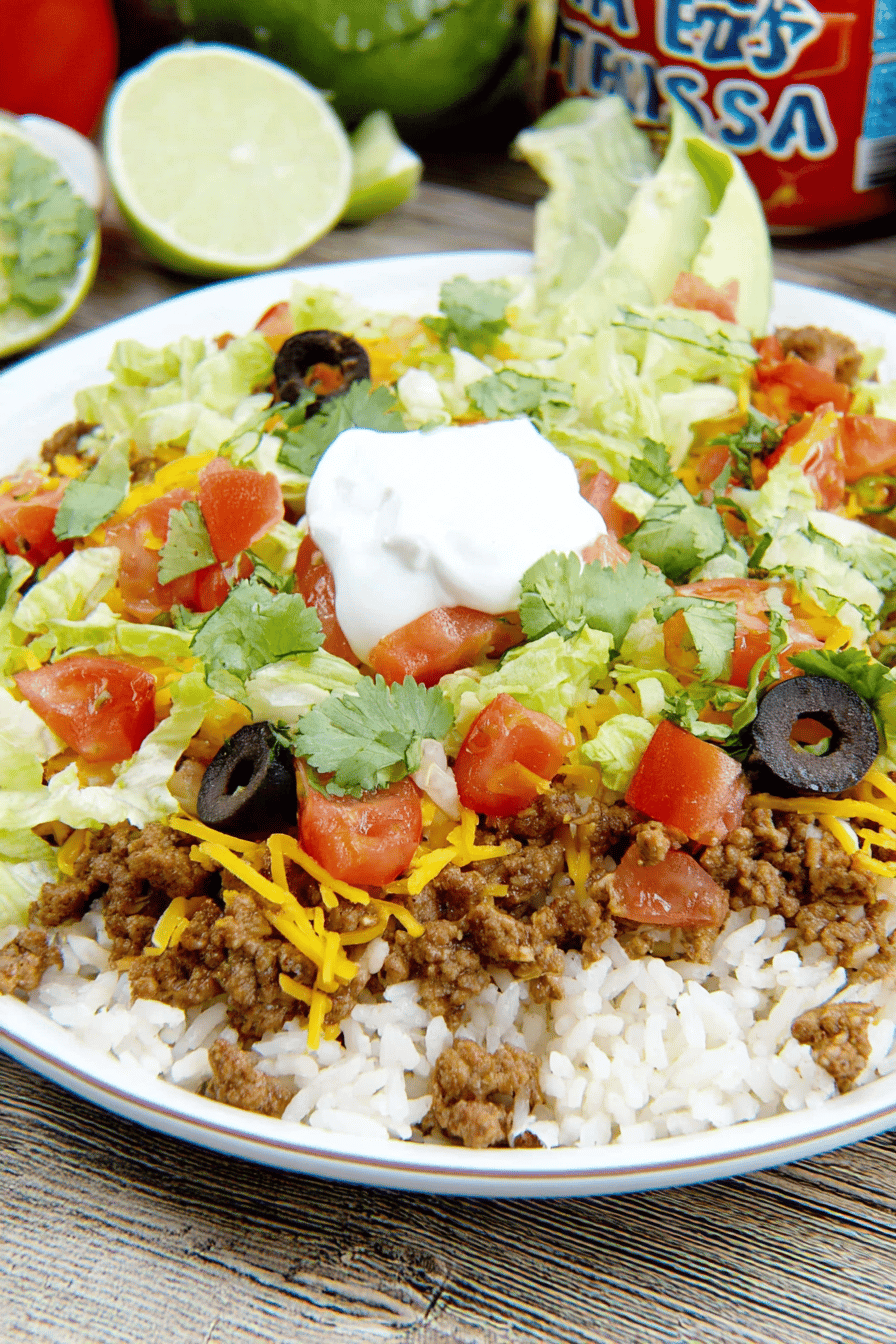 Quick & Easy Taco Rice Dinner
