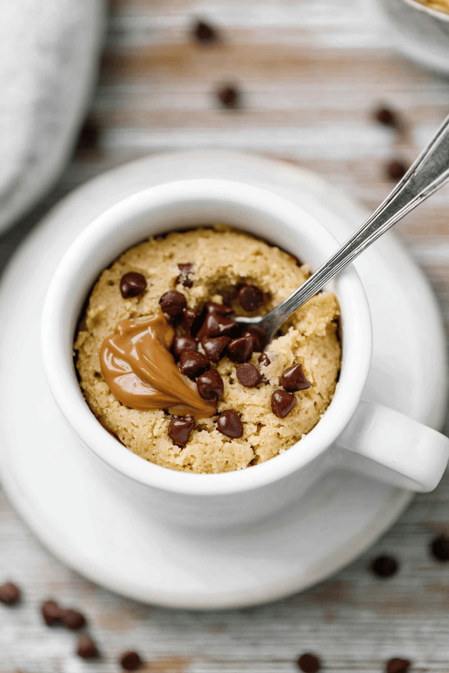Quick Peanut Butter Mug Cake for One