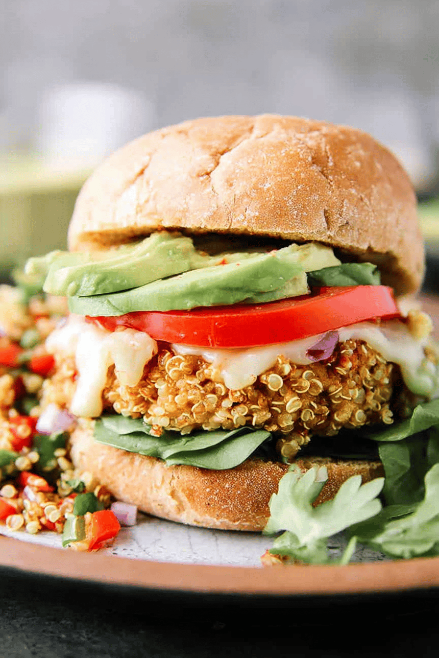 Savory Protein-Packed Quinoa Burger Recipe