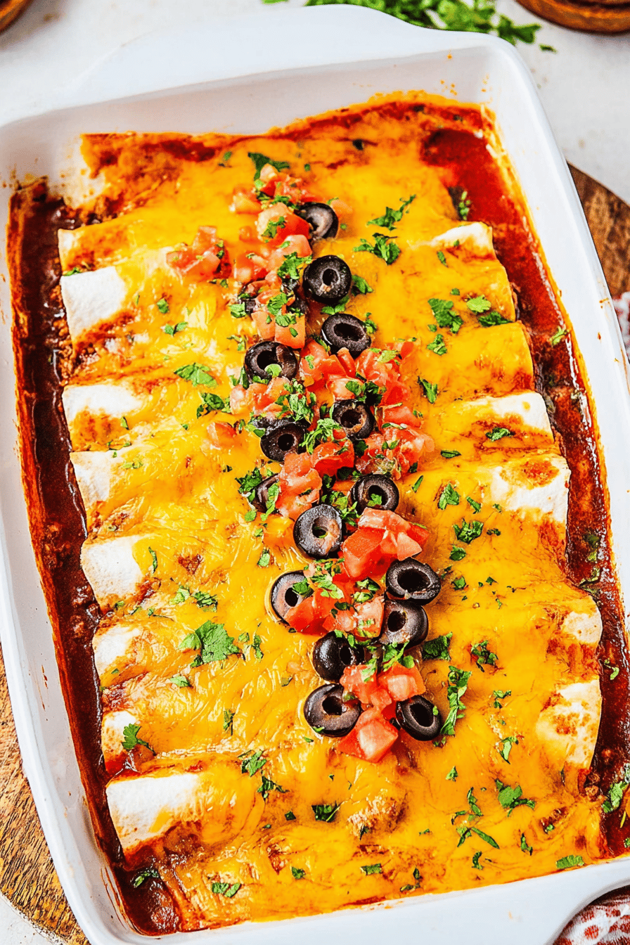 Simple Beef Enchiladas for Stress-Free Dinners