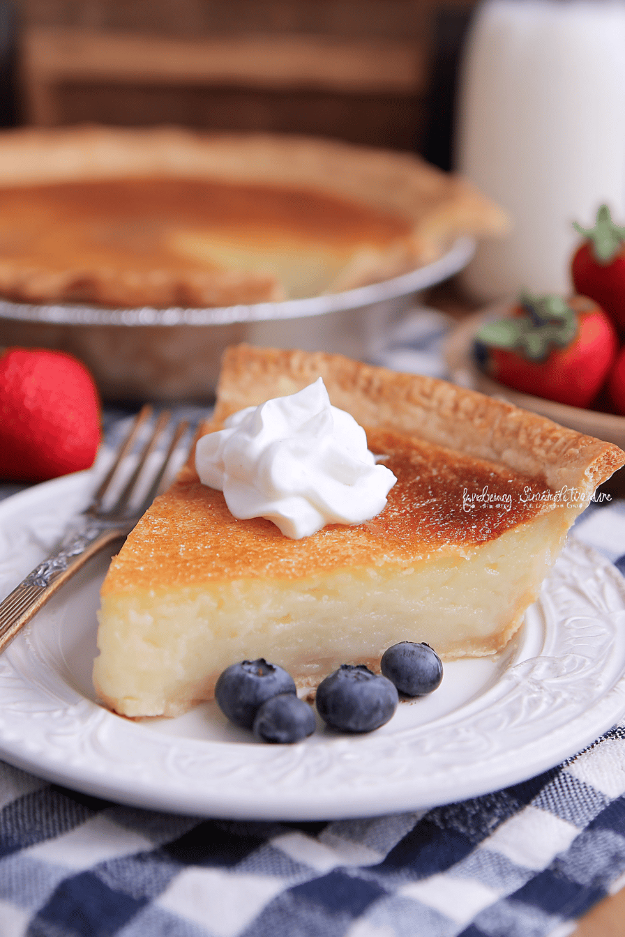 Southern-Style Creamy Buttermilk Custard Pie