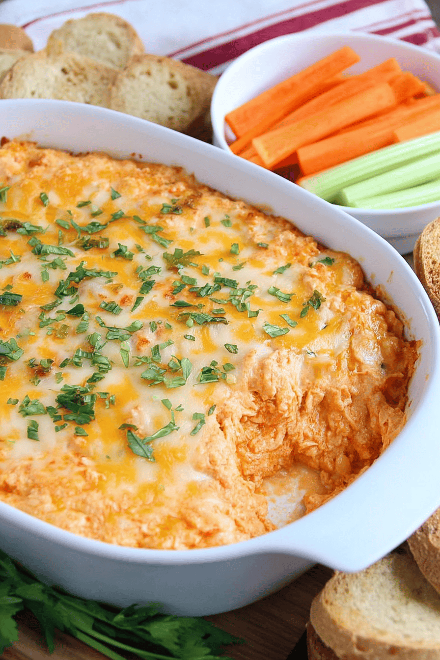 Spicy Cheesy Buffalo Chicken Dip Recipe
