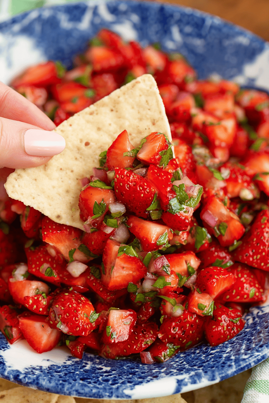 Spicy Strawberry Jalapeño Salsa