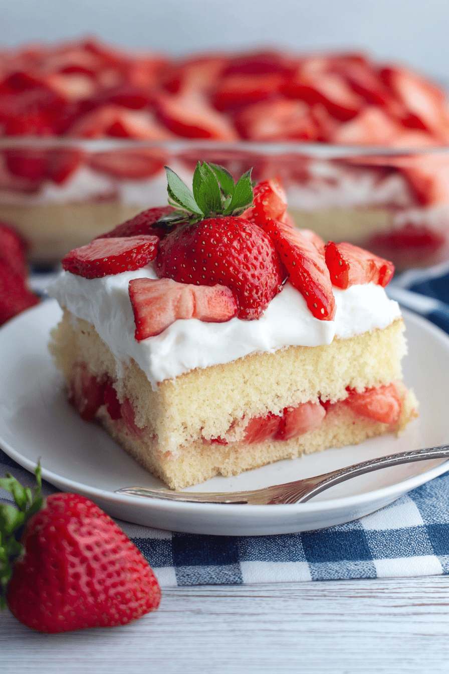 Strawberry Shortcake Dream with Cream Cheese Frosting