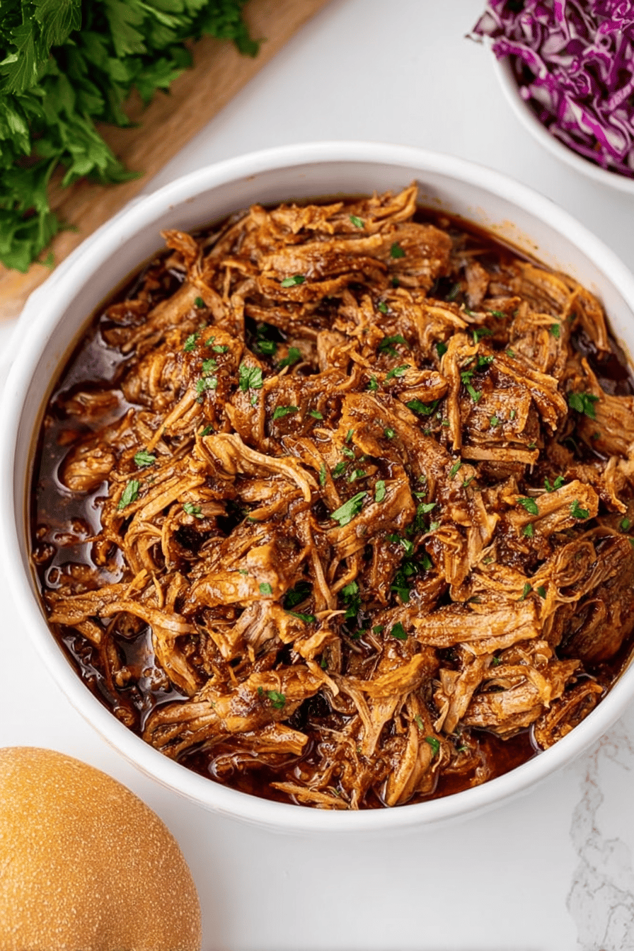 Sweet Asian Honey Balsamic Pulled Pork