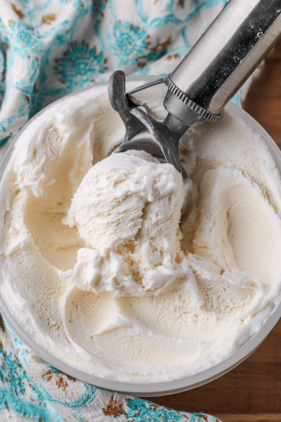 Tangy Sweet Sour Cream Ice Cream Delight