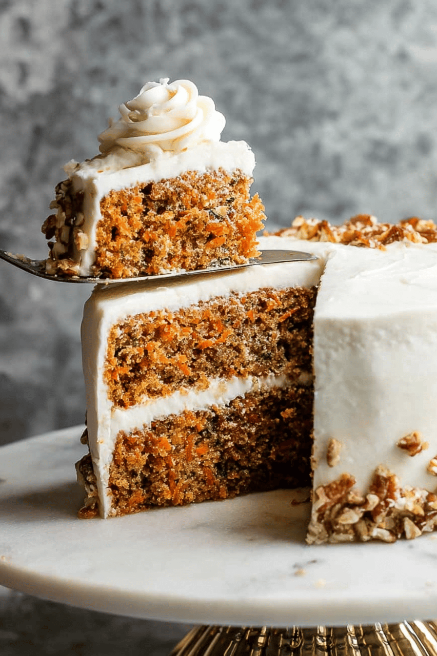 Ultra-Moist Pineapple Carrot Cake with Cream Cheese Frosting