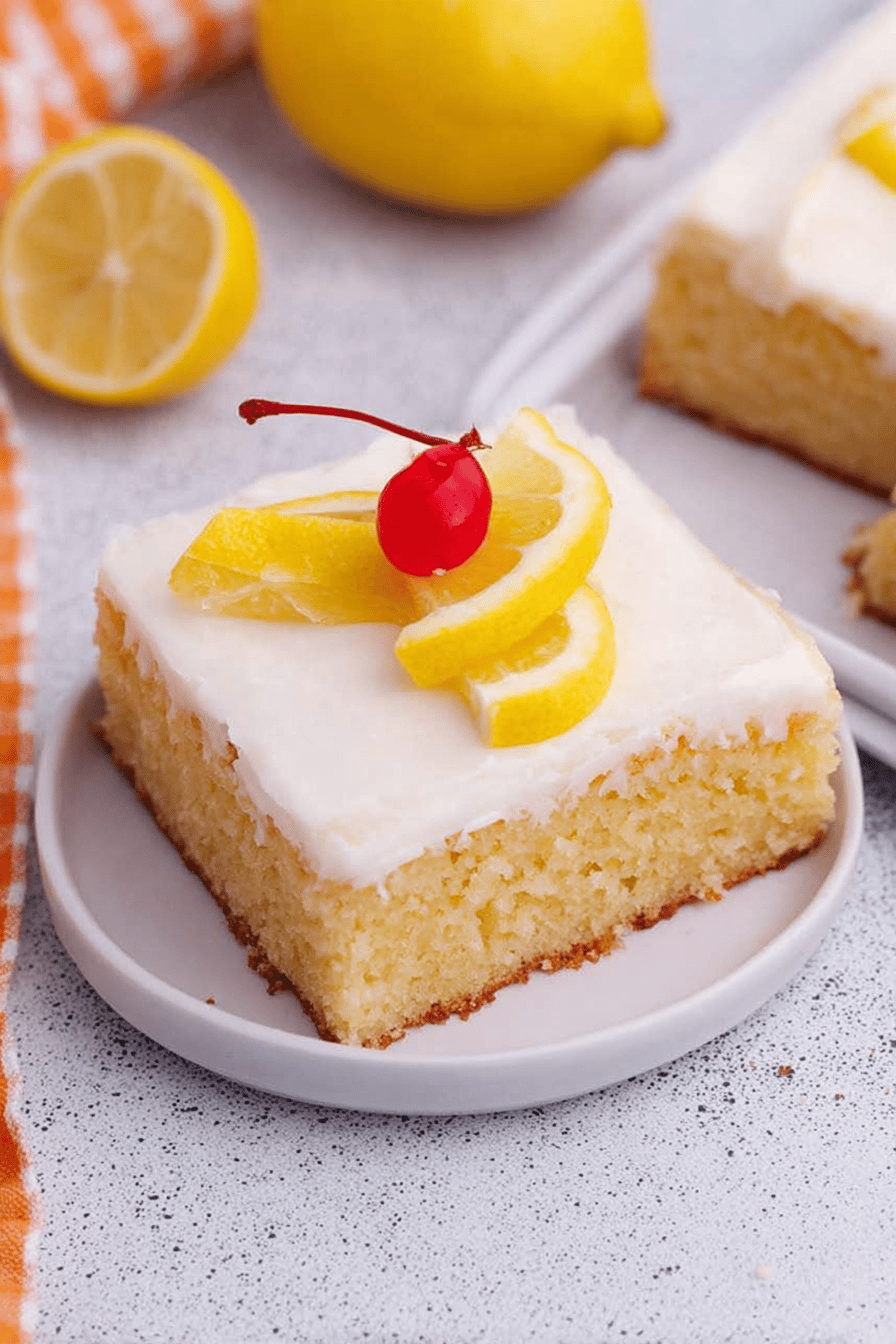 Zesty Lemon Sheet Cake for Year-Round Enjoyment