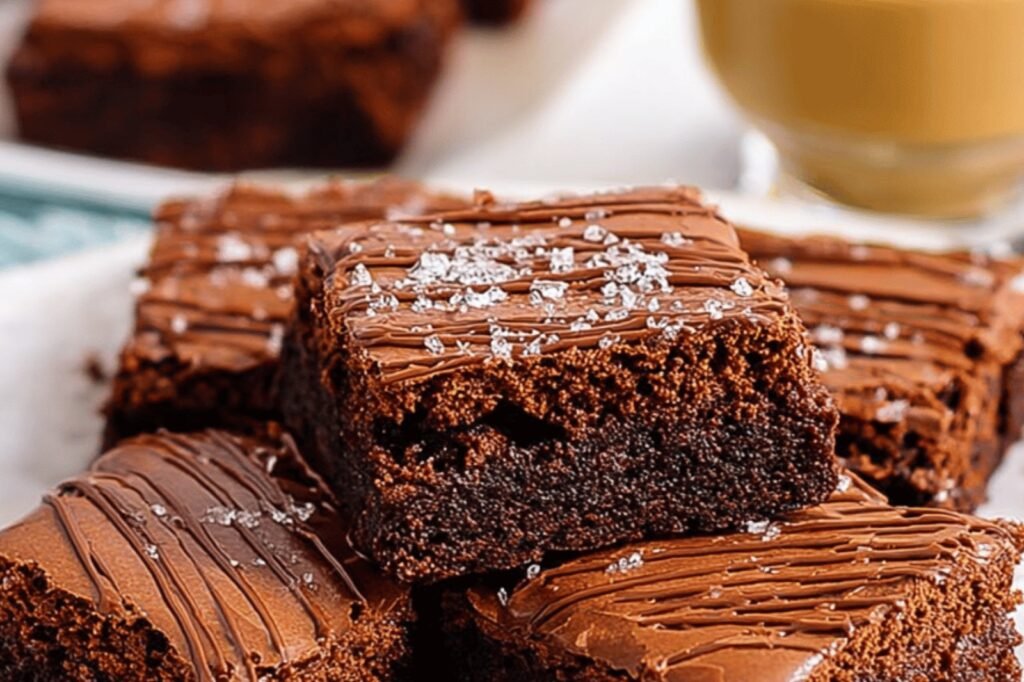 Bailey's Irish Cream Brownies with Ganache