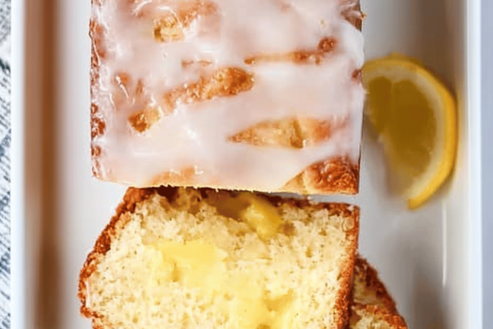 Bright Lemon Curd Loaf Cake Delight