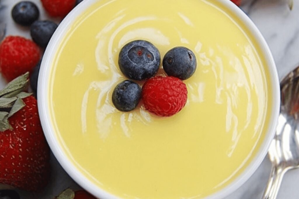 Classic Vanilla Custard for Dessert Delights