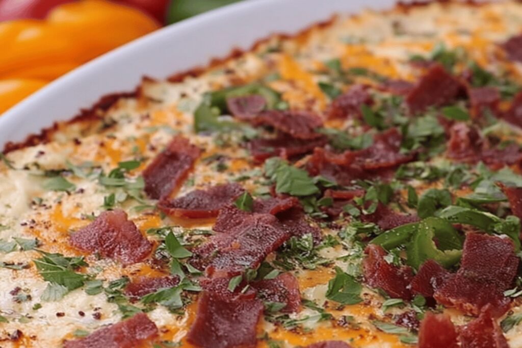 Creamy Bacon Jalapeno Popper Dip