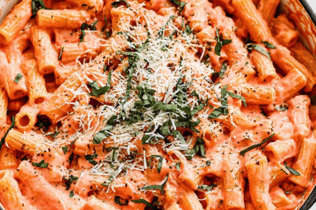 Creamy Pink Pasta Inspired by Mama D’s