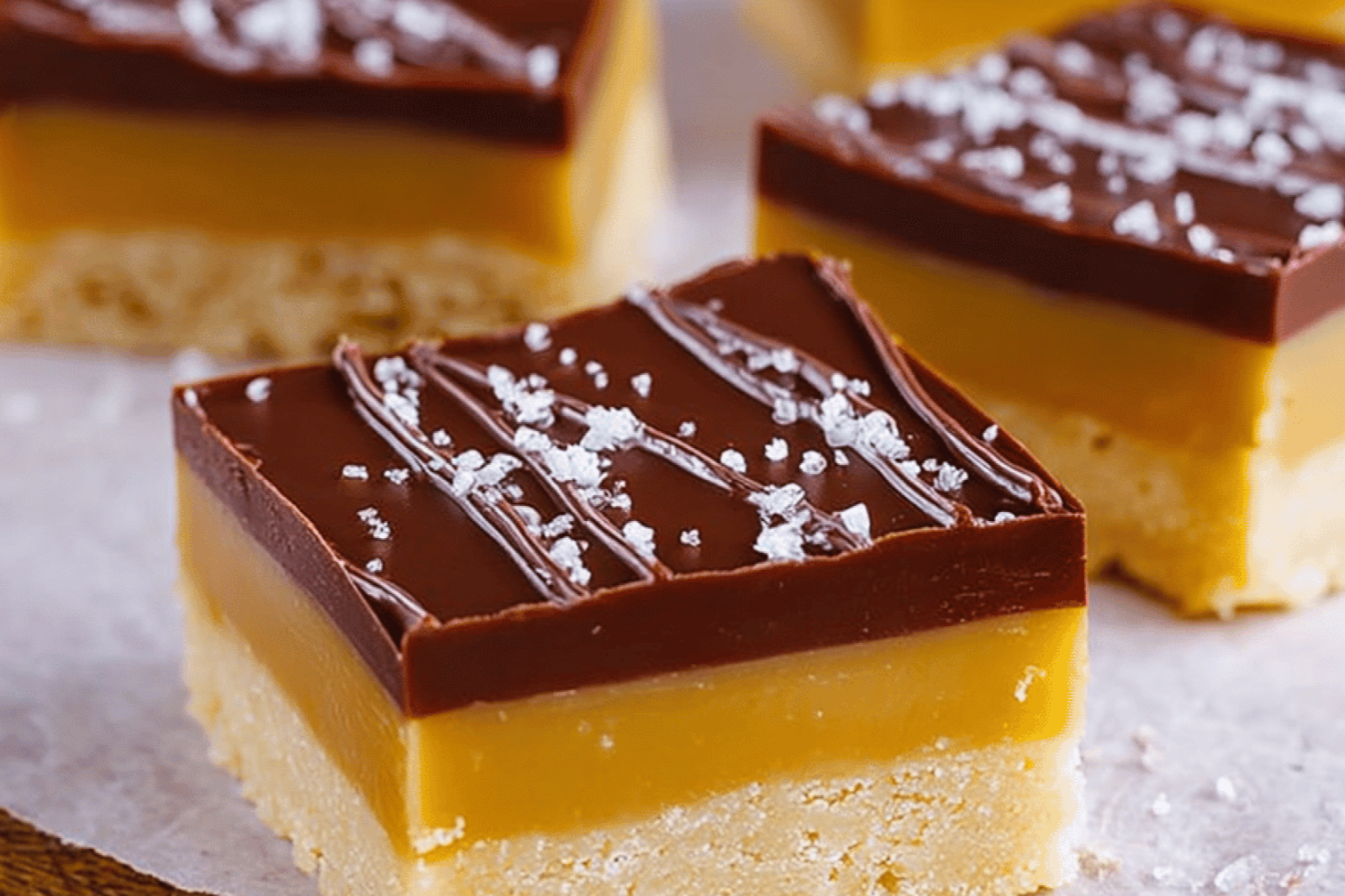 Decadent Millionaire Bars with Caramel and Shortbread