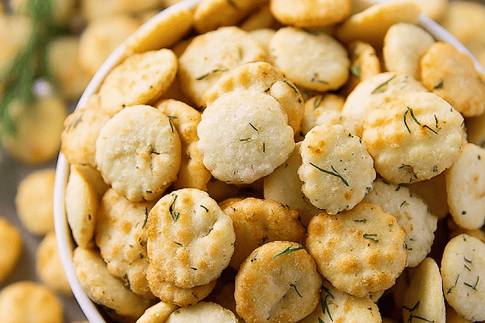 Dill Oyster Crackers: Versatile Snack and Topping