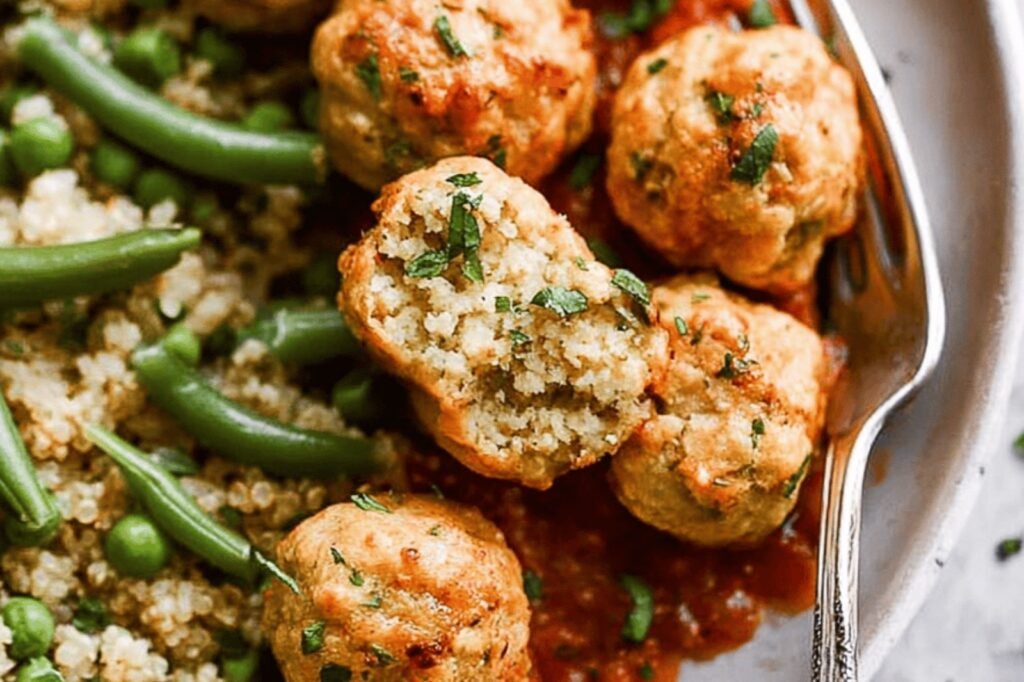 Easy Baked Chicken Meatballs Recipe